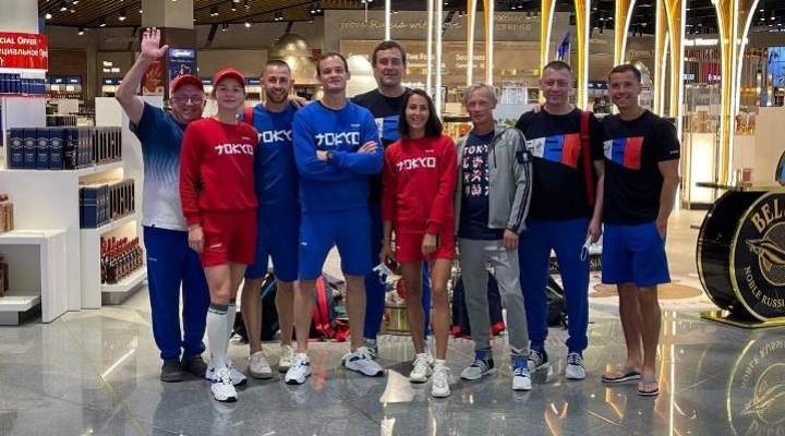 пятиборцы улетают в Токио пятиборцы улетают в Токио